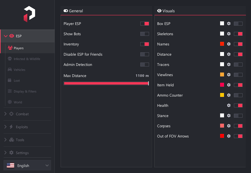 DayZ DMA menu 1
